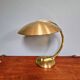 Bauhaus desk lamp in brass, Egon Hillebrand, 1930