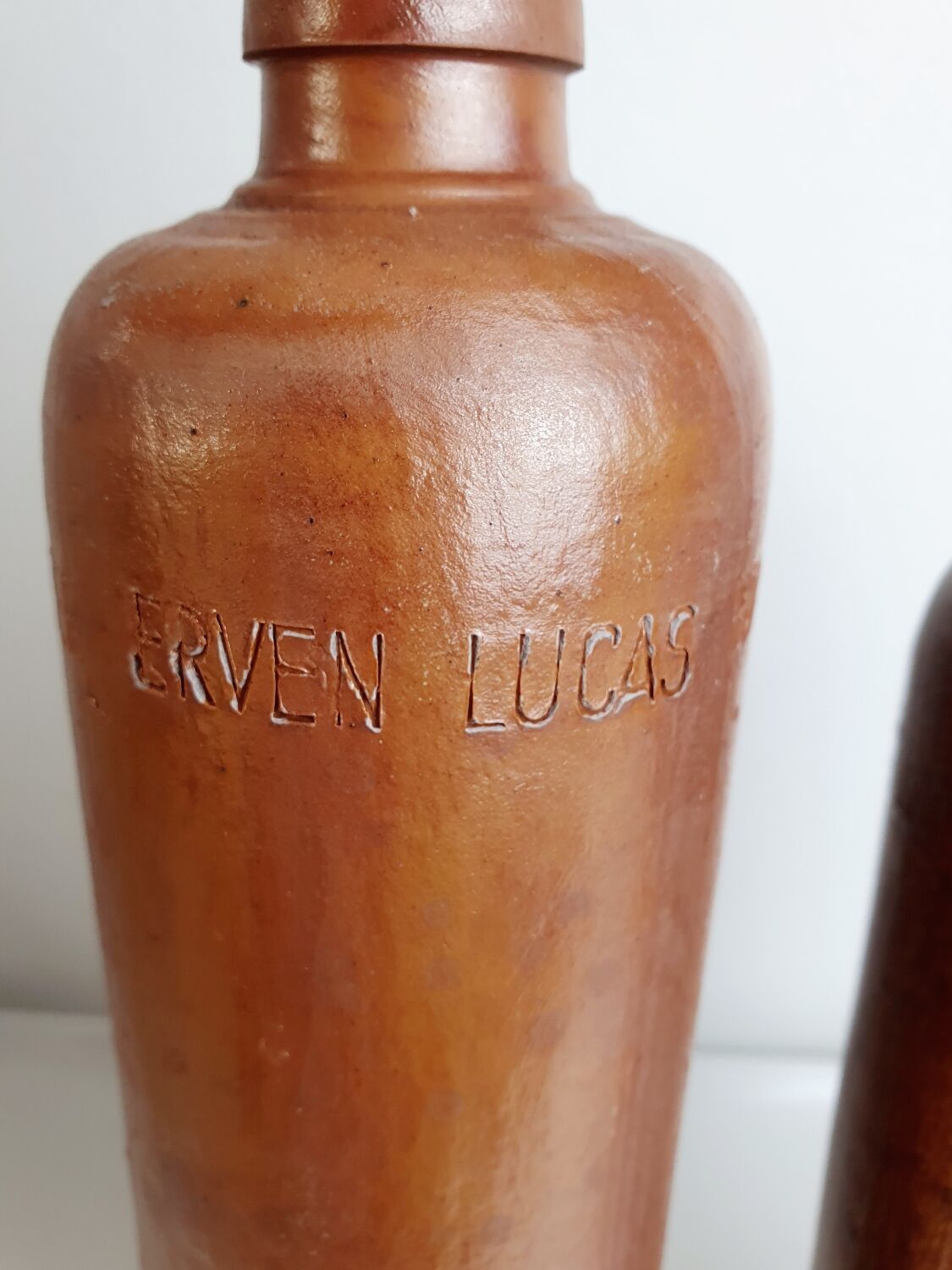 Lot of old stoneware bottles