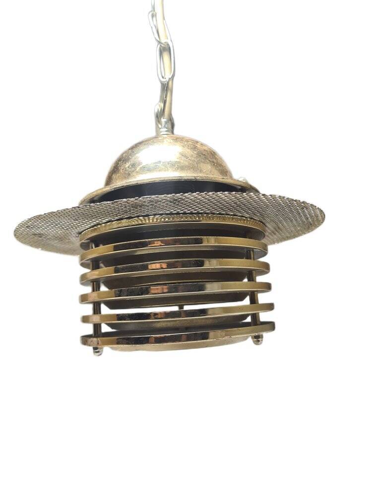 Postmodern Communist pendant lamp, Poland, 1970s