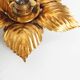 Set of two Italian Florentine gilt wall lamps by Masca Italia