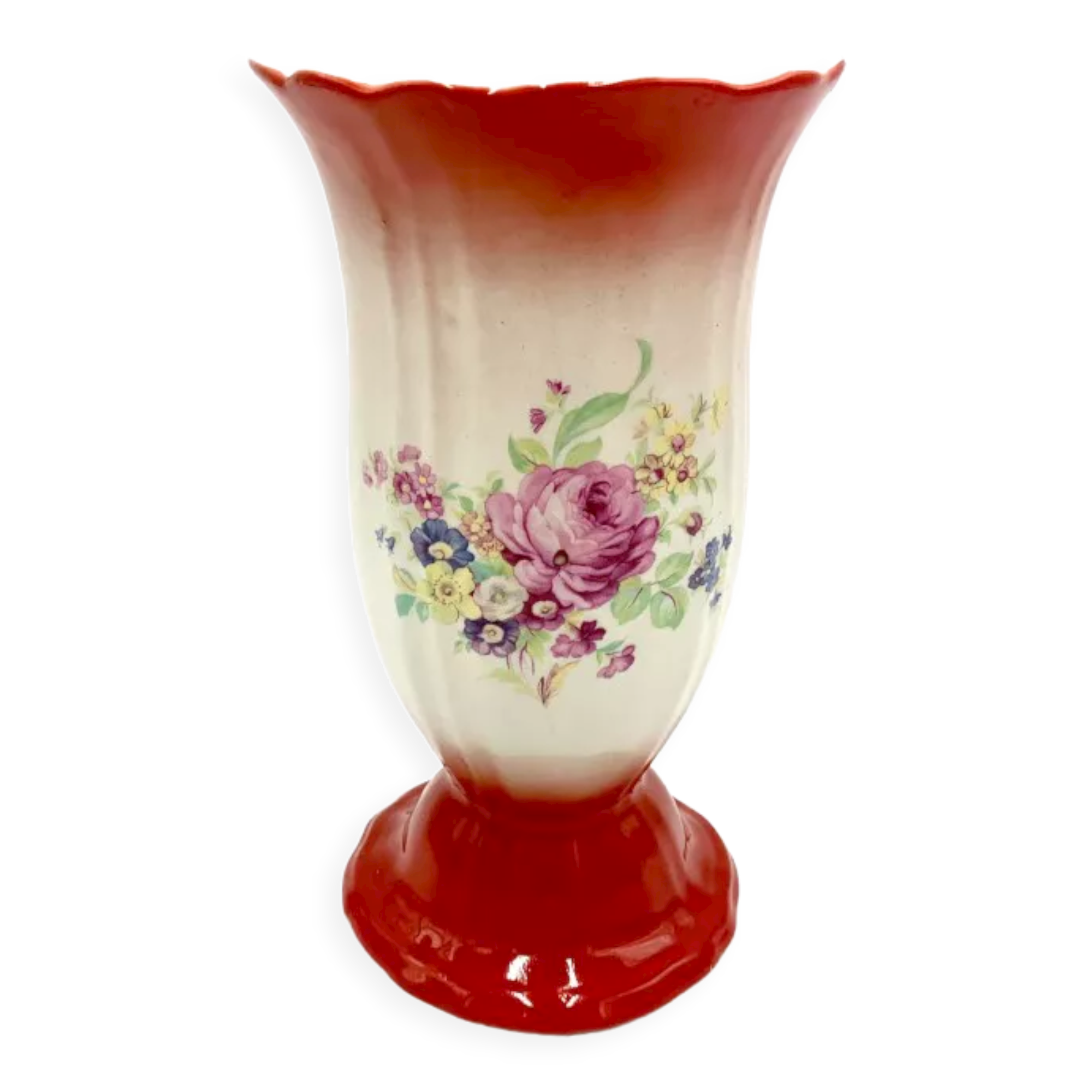 Porcelain vase, Chodziez, Poland, 1950s