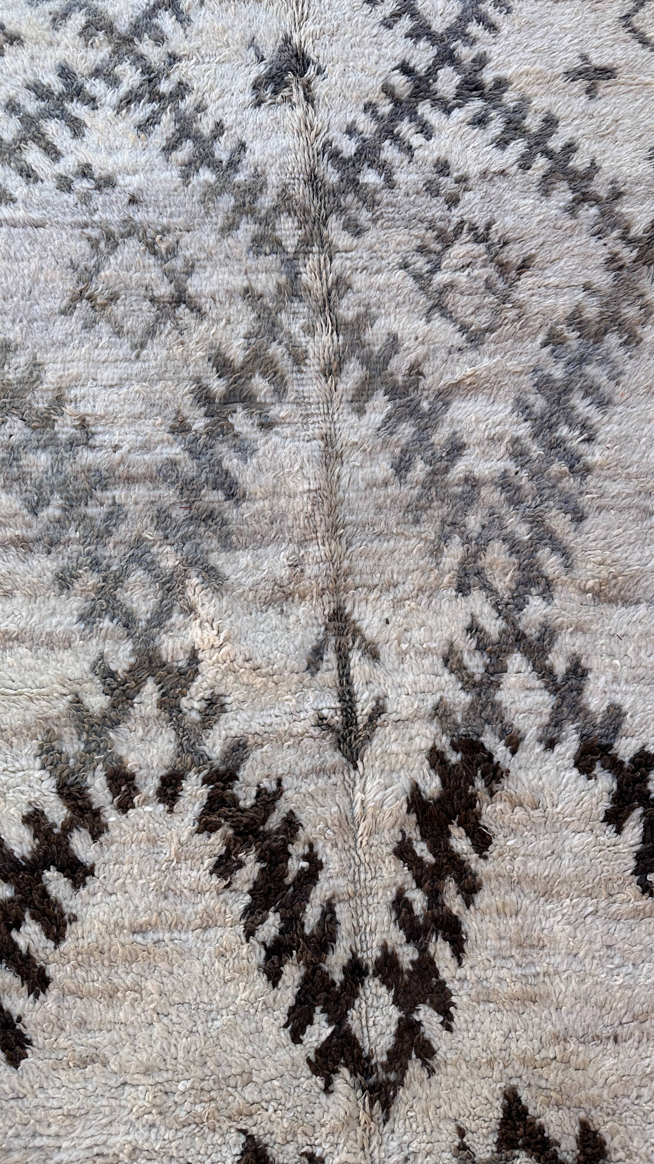 Moroccan Talsint rug white - 177 x 340 cm