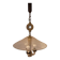 3-light chandelier in Murano glass and gilded brass, 1940.