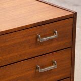 Vintage teak and brass dresser 1960