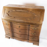 Bureau of dark oak, 1940s