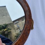 Oval mirror art deco era