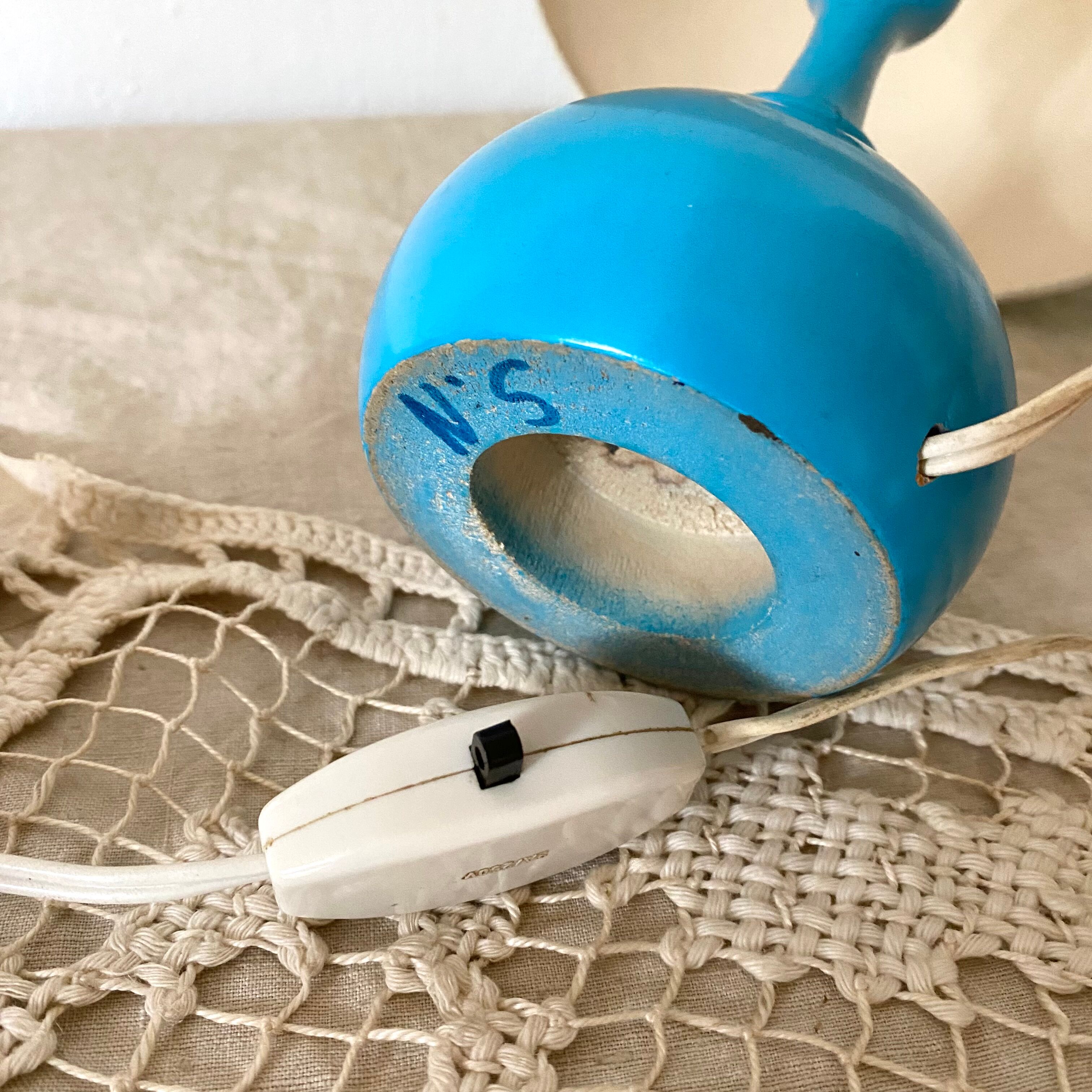 Vintage lamp flowers 70s