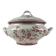 Soupière Sarreguemines, modèle "Fontange", rouge, 1918-1950