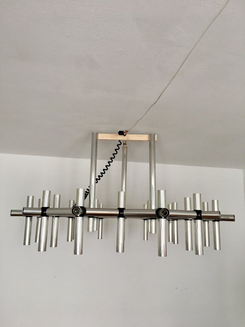 Atomic chandelier by Robert Haussmann for Swiss Lamps International