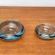 Set of 2 Danish glass bowls from the mid-century by Per Lütken for Holmegaard, 1960s.