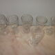 6 old bistro glasses from 1900-1920