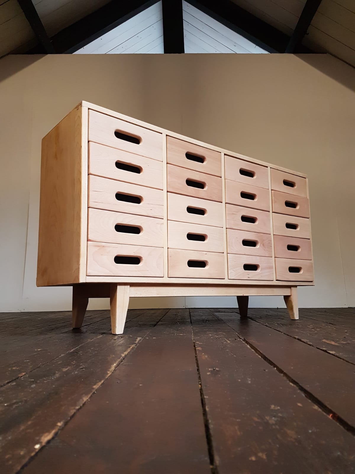 Merchandising chest of drawers by James Leonard Esavian