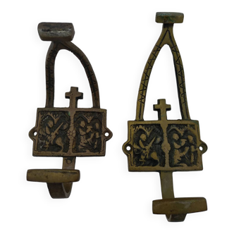 Bronze monastery hooks.