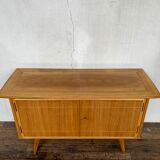 Scandinavian enfilade, tv stand feet vintage compass 1960