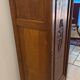 Art Deco Bonnetière Solid Oak & Griotte Marble – 1930s