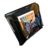 Plexiglass magazine rack, circa 1970