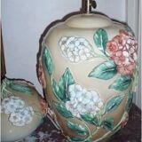 Lamp chaumette slip decoration hydrangeas