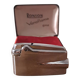 Vintage Ronson Varaflame chrome lighter and its original case.