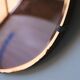 Vintage salmon witch mirror – 50/60 design – 35 cm
