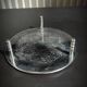 Dessous de verre en métal argenté
