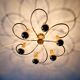 Brass ceiling light, Cosack Leuchten, 1970s
