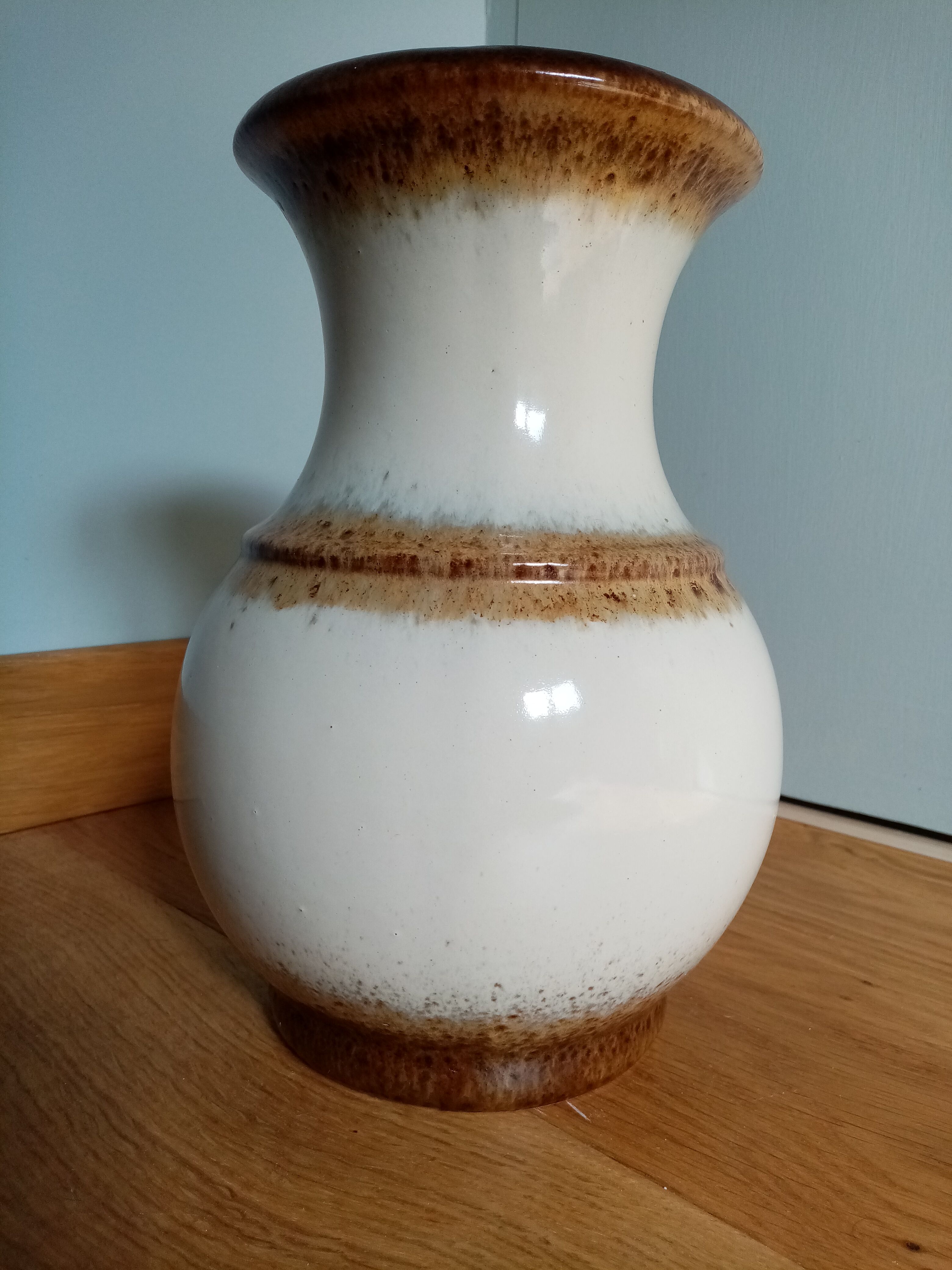 Scheurich Keramik West Germany 296-26 enamelled ceramic vase