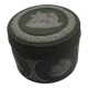 Boite a bijoux ancienne porcelaine wedgwood verte
