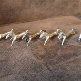 Set of 6 metal knife holders