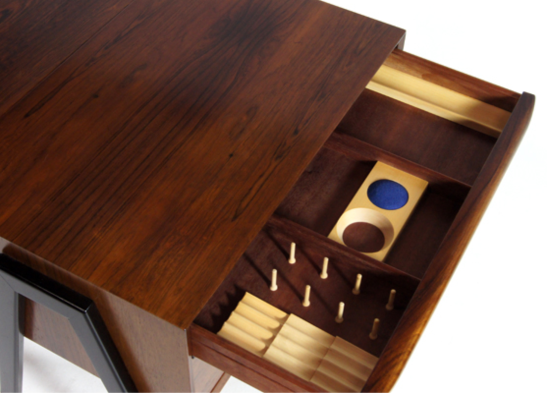 Pair of vintage Danish retro bedside tables in rosewood 60s 70s