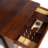 Paire de tables de chevet rétro vintage danois en palissandre années 60 70