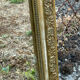Louis-Philippe mirror with gold leaf, mercury glass 65x51cm
