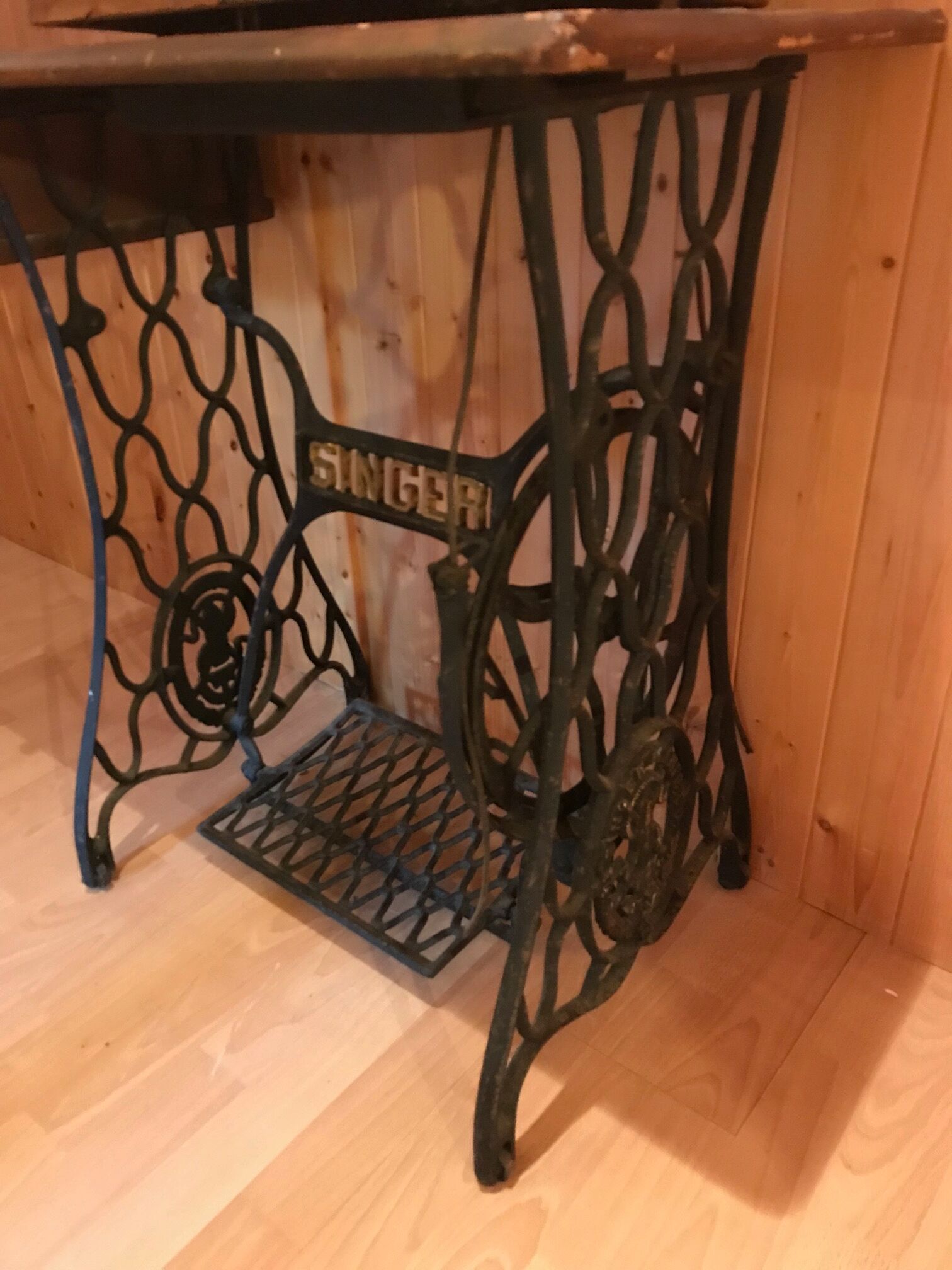Old singer sewing machine