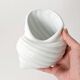 Shell-shaped porcelain catchall, Royal KPM Bavaria from the 1970s.