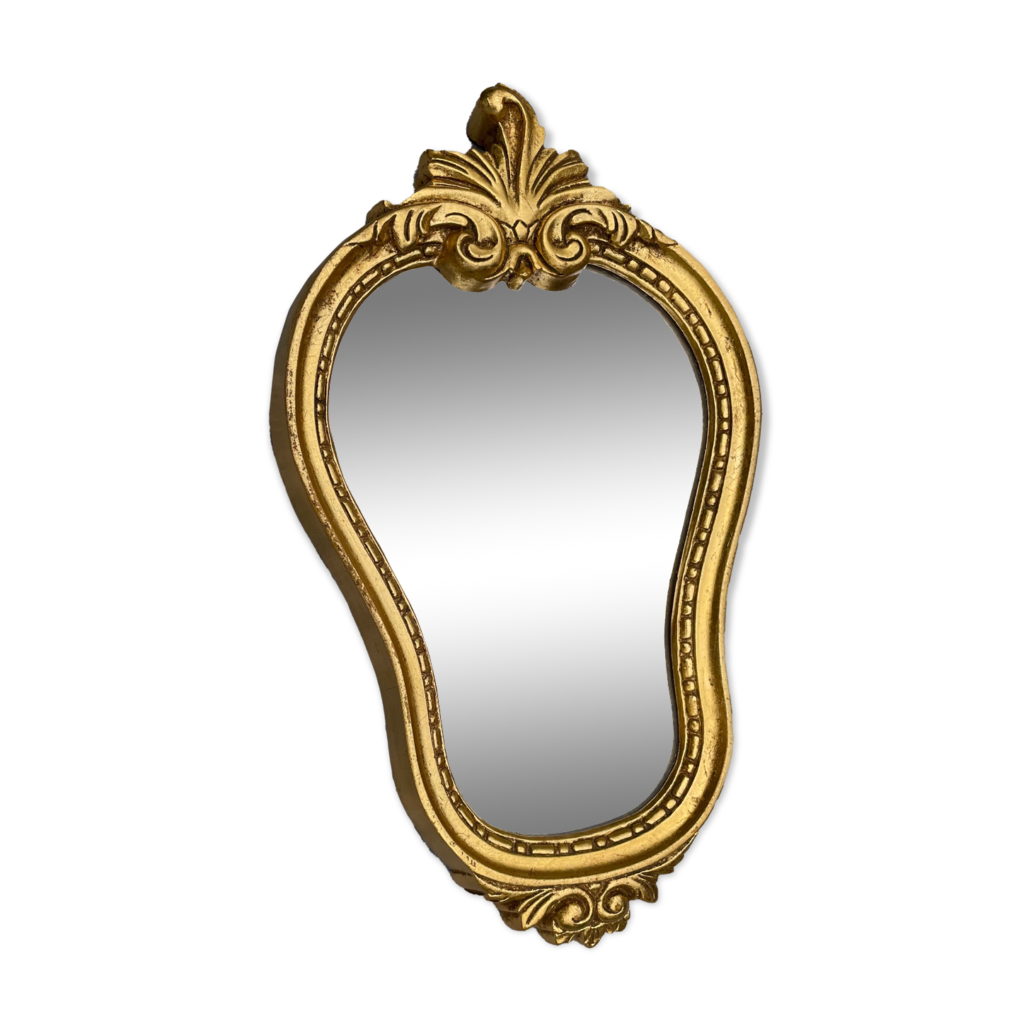 Vintage gold mirror 32 X 18cm