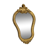 Miroir doré vintage 32 X 18cm