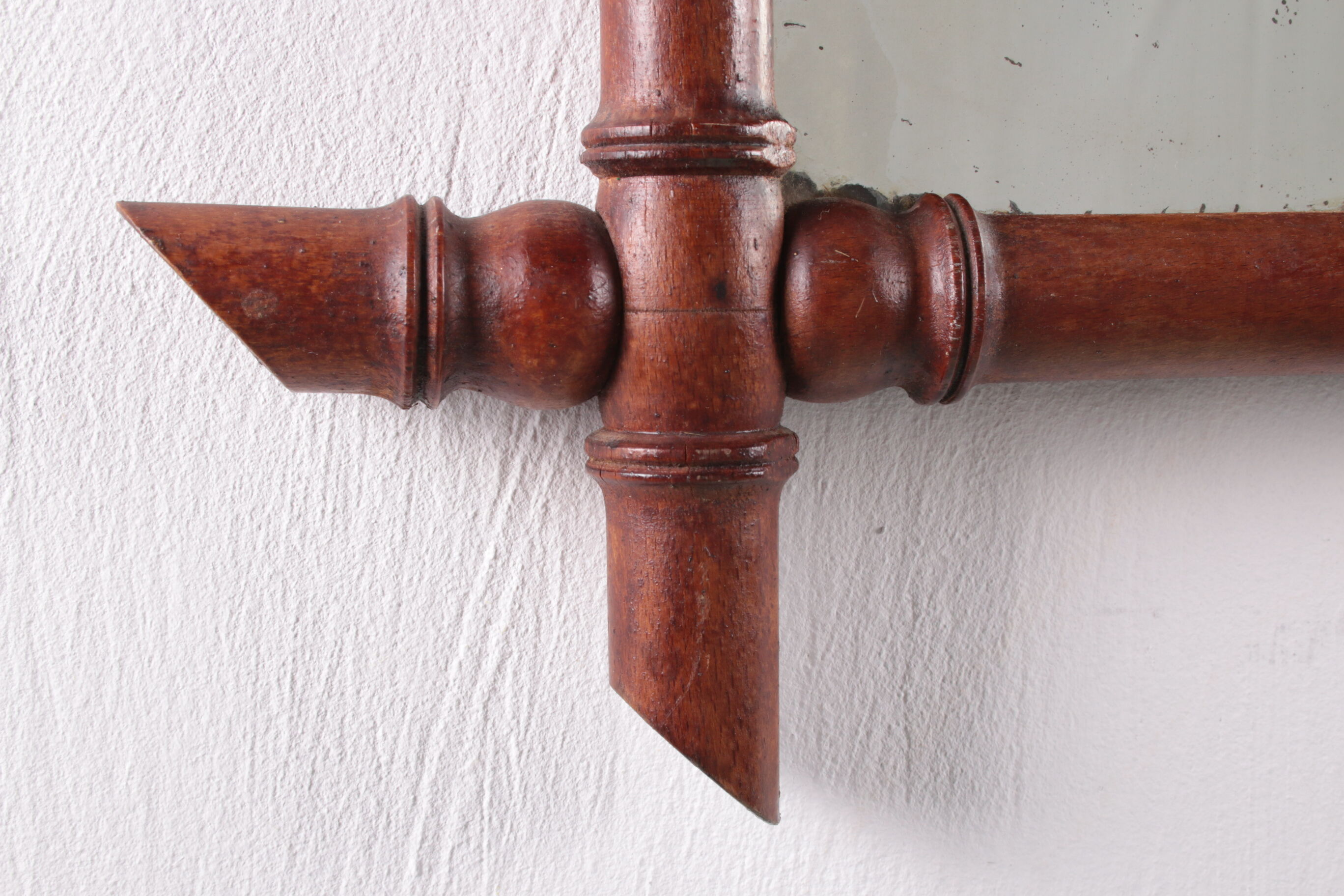 French bamboo mirror