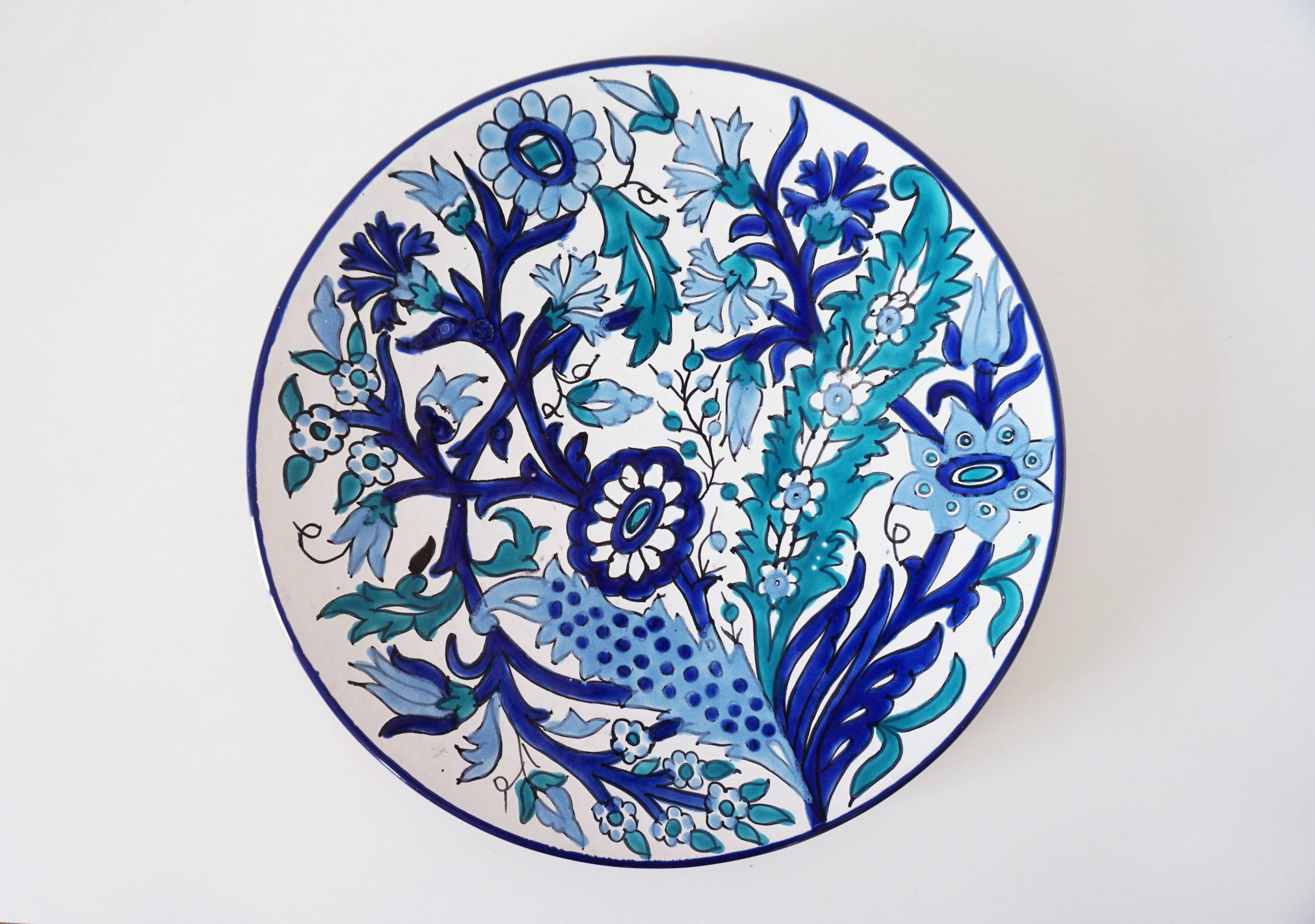 Large ceramic dish from Spain