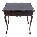 Antique table, Western Europe, late 19th century. After renovation.