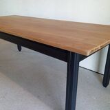 Solid oak farmhouse table 213 cm