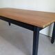 Solid oak farmhouse table 213 cm