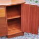 Coiffeuse commode vintage des années 60 en acajou