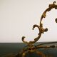 Chiseled glass chandelier