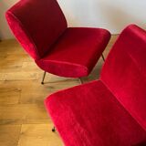 Paire de fauteuils chauffeuses Kiss Pelfran