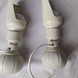 RARE PAIR OF TABLE LAMPS BY GINO SARFATTI DESIGNER