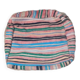 Pouf berbère bohemian fait main 60 X 60 X 25 CM