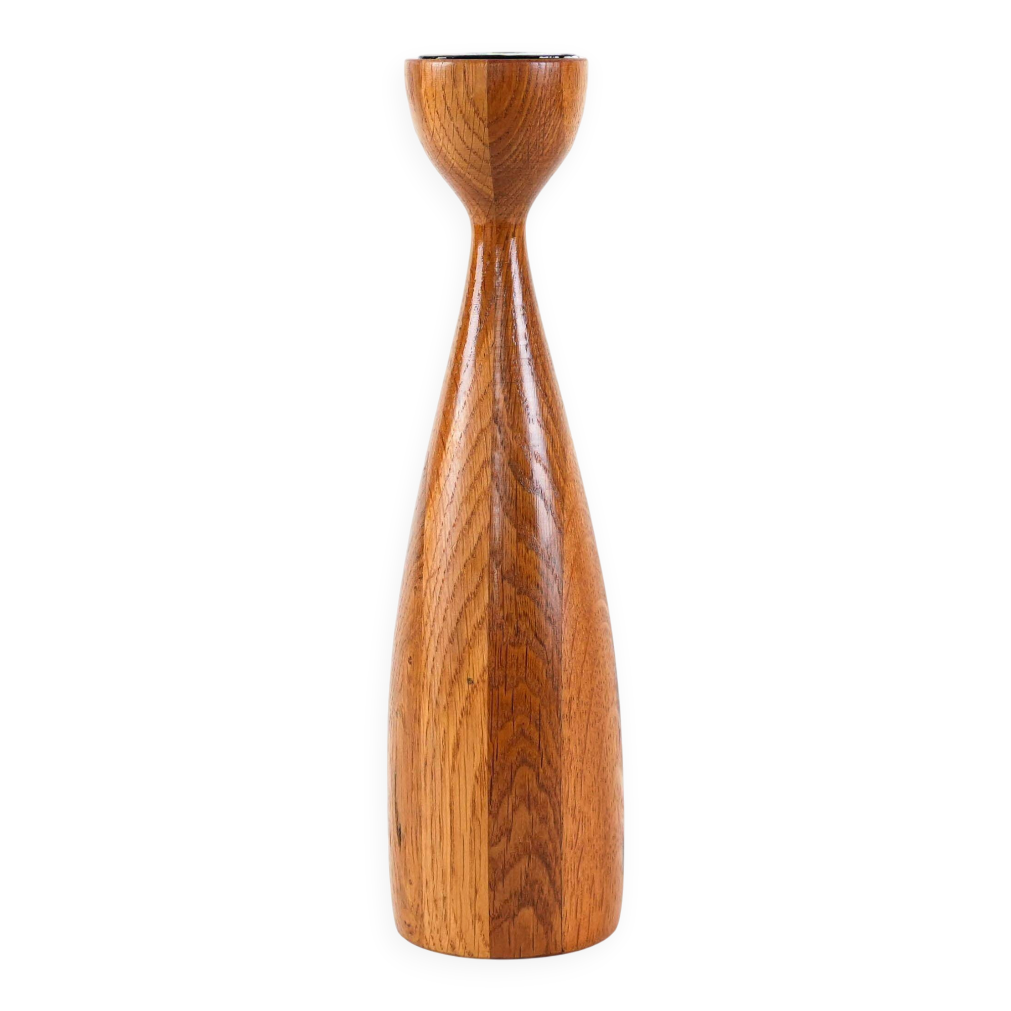 Bougeoir en teck, design danois, années 1970, fabriqué par BoConcept