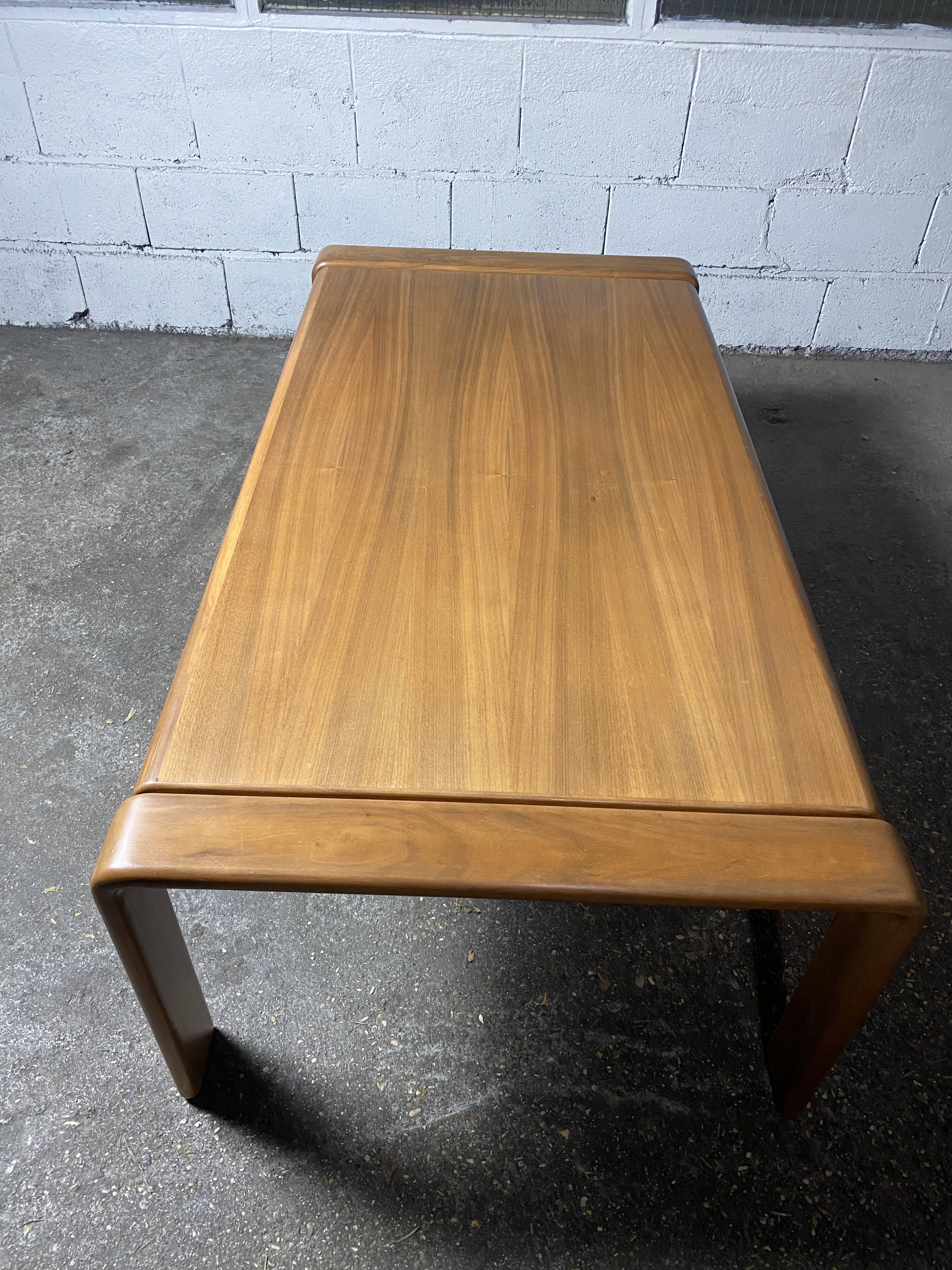 Vintage Scandinavian teak coffee table, 1960