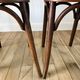 Set of 5 baumann bistro chairs in bent wood stamped xxth