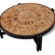 Table basse herbier "Capron" de Vallauris