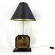 Georges Mathias brass etched table lamp, 1970s